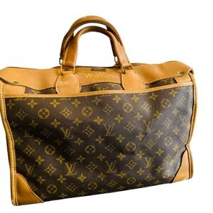 🔥🎬🔥Louis Vuitton vintage Sac Saks 5th Avenue travel unisex Duffel bag.